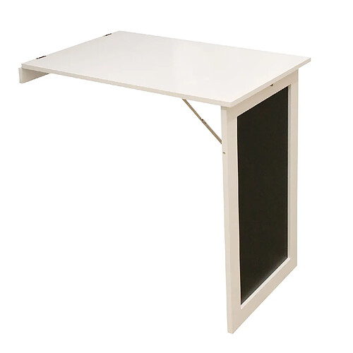 The Home Deco Factory Table murale pliante ardoise Ezio - Blanc