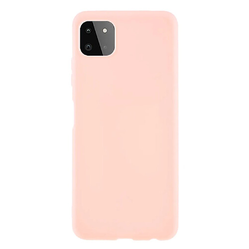 Coque en TPU Mat double face rose clair pour votre Samsung Galaxy A22 5G (EU Version)