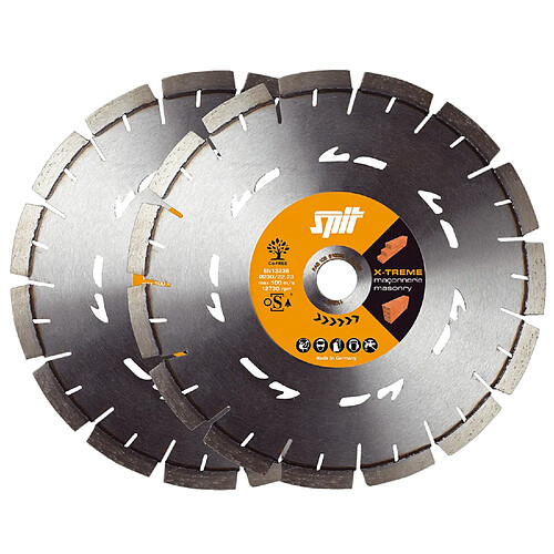 spit d60 - 2 disques diamants diamètre 140 mm xtreme