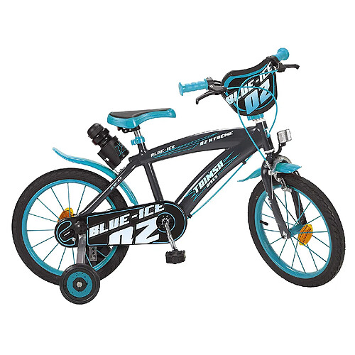 Toimsa- Vélo 16`` modèle Blue Ice 5-8 Ans, 16226, Multicolore