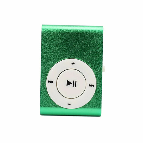 Sport Clip-Type Mini Lecteur Mp3 Stéréo Musique Haut-Parleur Usb De Charge Vert