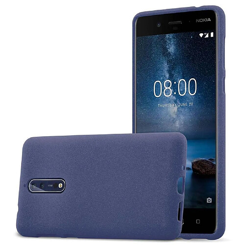 Cadorabo Coque Nokia 8 2017 Etui en Bleu