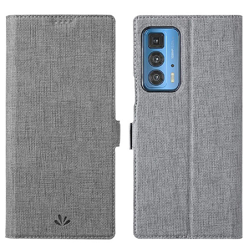 Vili Etui en PU + TPU avec support gris pour Motorola Edge 20 Pro