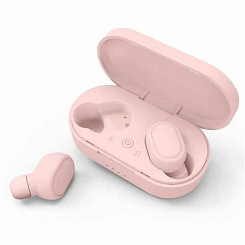 M1 Casque Sans Fil Bluetooth 5.0 Tws Écouteur Bluetooth Casque Hifi Course Mini Sport Écouteur Rose