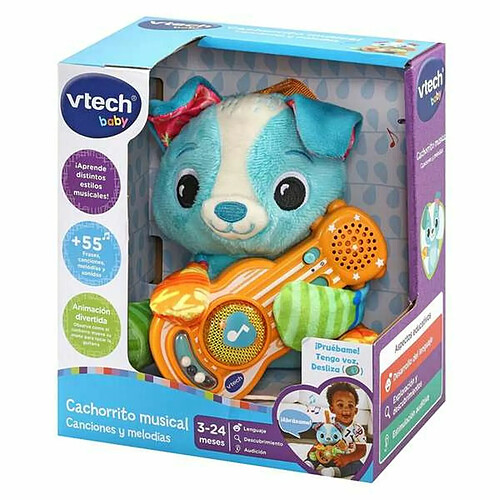 Peluche musicale Vtech Chien 17,5 x 15,4 x 10 cm