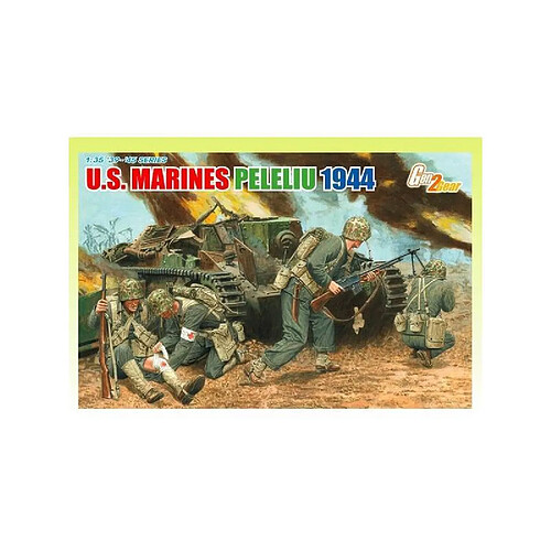 Dragon Figurine Mignature U.s. Marines Peleliu 1944