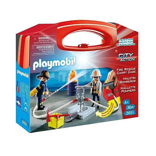 Playmobil® PLAYMOBIL 5651 - Valisette pompier