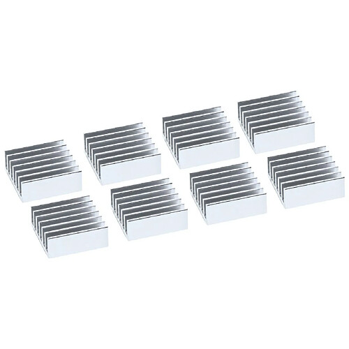 Ailettes de refroidissement auto-adhésives pour évier InLine® IC chip, 8 pcs.