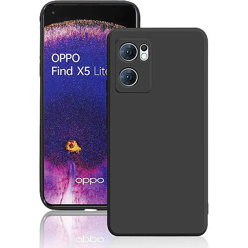 Xeptio Oppo Find X5 Lite 5G coque tpu noire