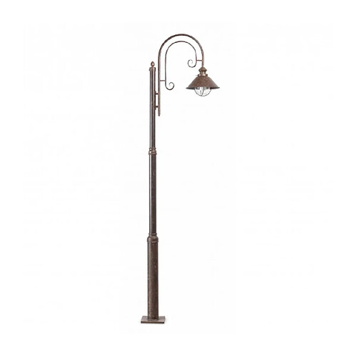 faro Lampadaire de jardin brun foncé Nautica 1 ampoule