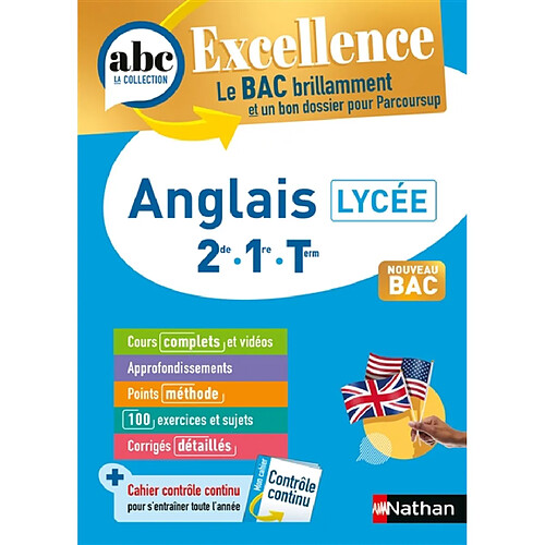 Anglais lycée 2de, 1re, terminale : nouveau bac · Occasion