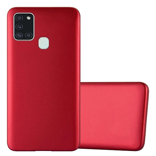 Cadorabo Coque Samsung Galaxy A21s Etui en Rouge