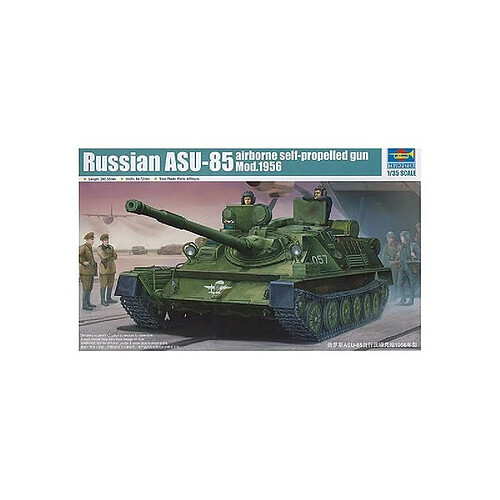 Trumpeter Maquette Char Russian Asu-85 Airborne Self-propelled Gun Mod 1956