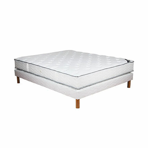 Mes Ensemble matelas ressorts ensachés avec sommier à ressorts 160x200 cm