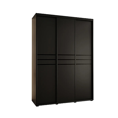 Abiks Meble Armoire Davos 10 À Portes Coulissantes 235,2/180/45 3 Portes