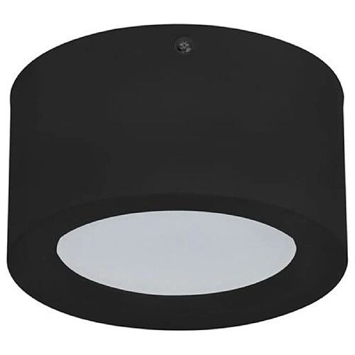 HOROZ ELECTRIC Plafonnier LED rond noir 10W 4200K