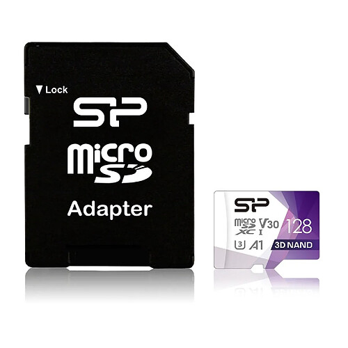 Silicon-Power Carte Micro SD Silicon Power Superior Pro 128 GB