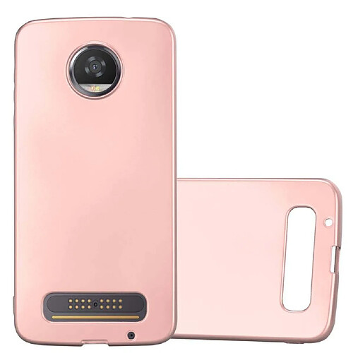 Cadorabo Coque Motorola MOTO Z2 Etui en Rose