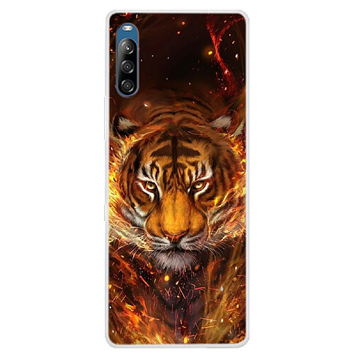 Coque en TPU impression de motifs souple tigre pour Sony Xperia L4