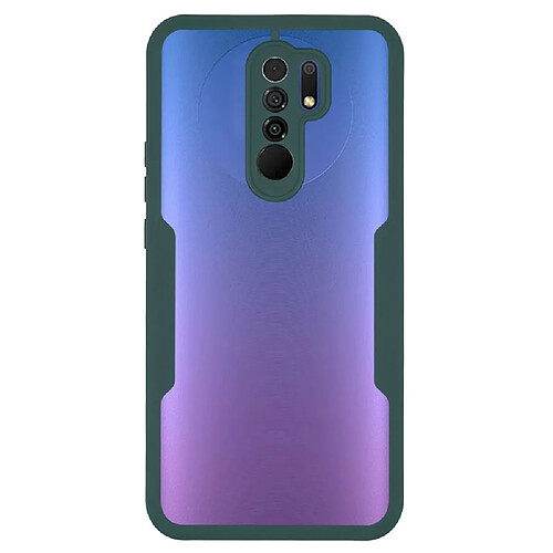 Coque en TPU + acrylique vert nuit pour votre Xiaomi Redmi 9