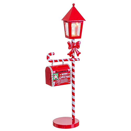 BigBuy Home Décorations de Noël Rouge 19,5 x 15 x 67,5 cm