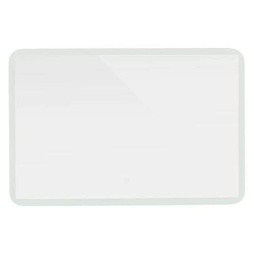 ML-Design Miroir de salle de bain avec éclairage LED blanc et interrupteur tactile 90x60cm