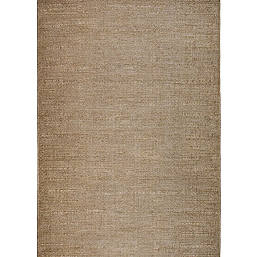 Thedecofactory JUTE ASPECT BORDER LINE - Tapis aspect jute à motif bordure naturel 120x160