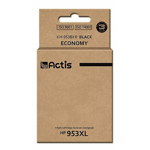 Actis KH-953BKR cartouche d'encre 1 pièce(s) Compatible Rendement élevé (XL) Noir