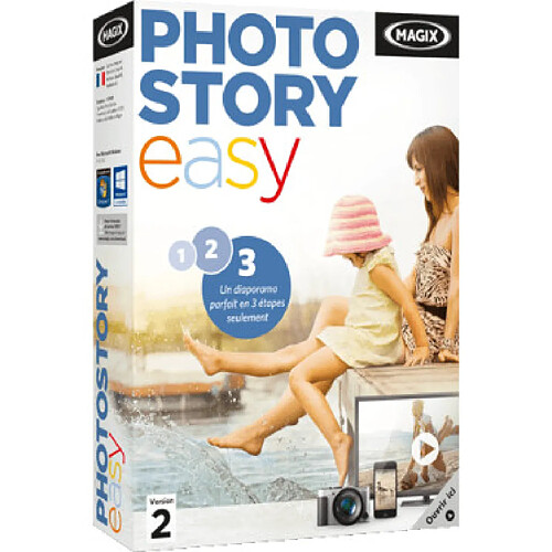 MAGIX Photostory easy - Licence Perpétuelle - 1 poste - A télécharger