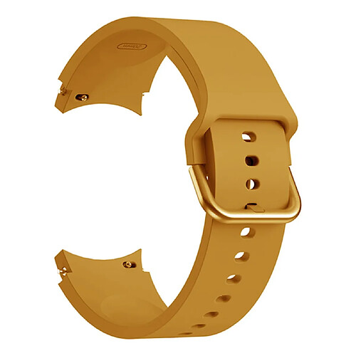 Bracelet en silicone couleur jaune pour votre Samsung Galaxy Watch4 40mm/Watch4 44mm