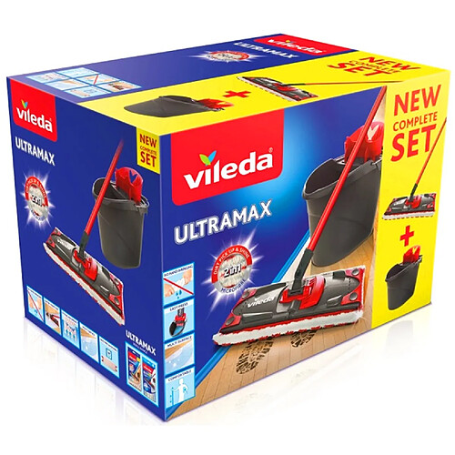 Vadrouille et seau Vileda systéme Ultramax box