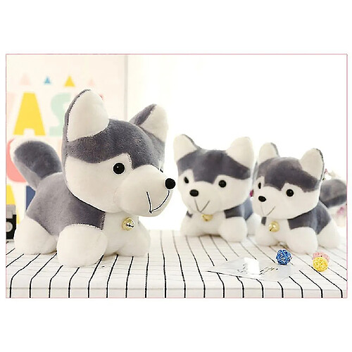 Universal Sibérien Husky Super mignon en peluche de simulation de simulation de chien modèle de jouet