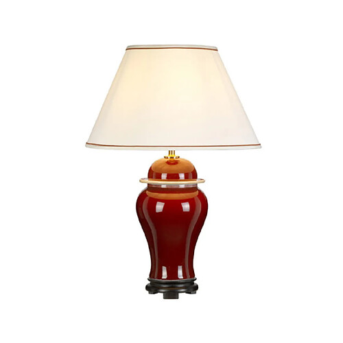 Elstead Lighting Lampe de table Oxblood Céramique Sang de bœuf