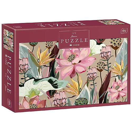 Interdruk PUZ1000FLO2 - 1000 Pieces Puzzle for Adults - Flowers no. 2