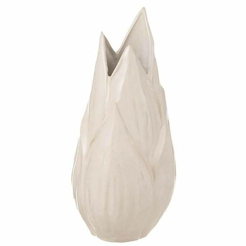 Paris Prix Vase Design en Céramique Ibiza Brillant 43cm Beige