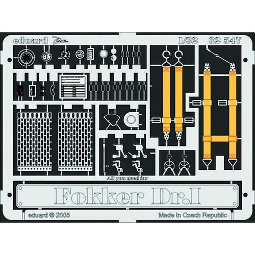 Fokker Dr. I - 1:32e - Eduard Accessories