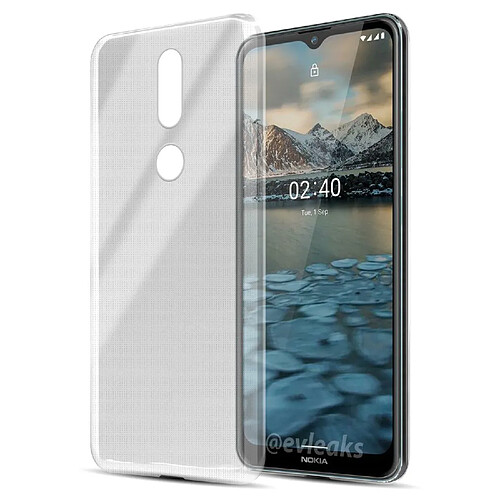 Cadorabo Coque Nokia 2,4 Etui en Transparent