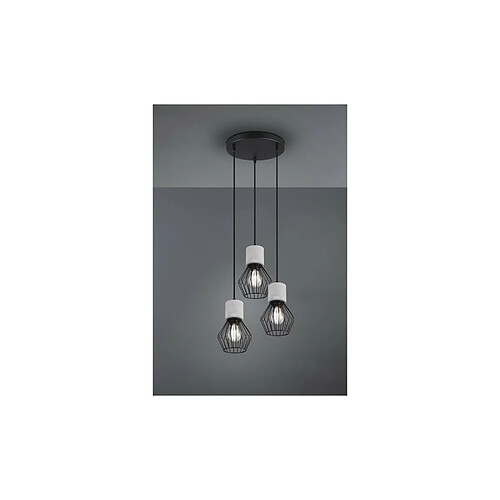 TRIO LIGHTING Suspensions Jamiro Noir Mat 3x40W E27