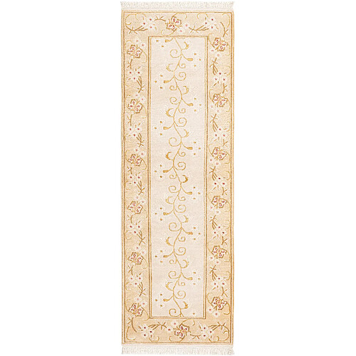 Vidal Tapis de couloir en laine 254x81 brun Darya