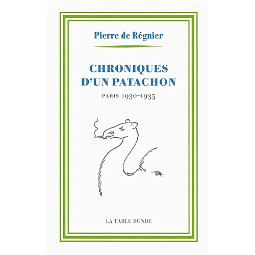 Chroniques d'un patachon : Paris, 1930-1935 · Occasion