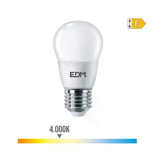 Edm Ampoule LED 7W 806lm (60W) 240° - Blanc Naturel 4000K