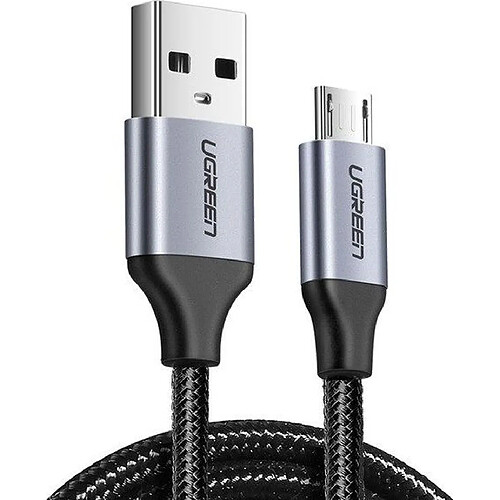 UGreen USB-A - microUSB 0.2 m Noir (60144)