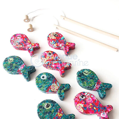 Avenue Mandarine Boîte créative Decopatch Fishing Game