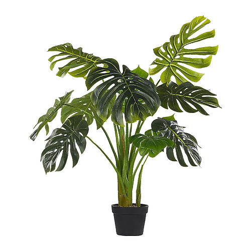 Beliani Plante artificielle MONSTERA PLANT Vert