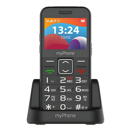 Téléphone portable myPhone Halo 3 4G LTE Noir, Bouton SOS