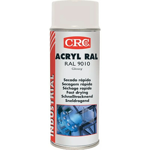 Crc Acrylique RAL 9010 400ml aérosol (Par 6)