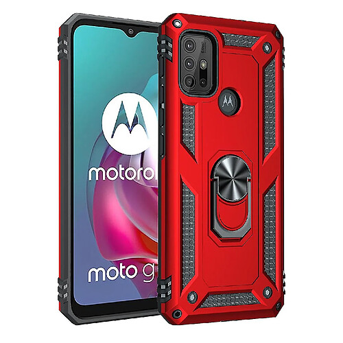 Universal Étui de téléphone à armure à anneau magnétique pour Moto G60S