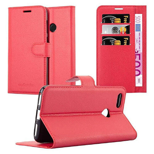 Cadorabo Coque Huawei Enjoy 7 Etui en Rouge