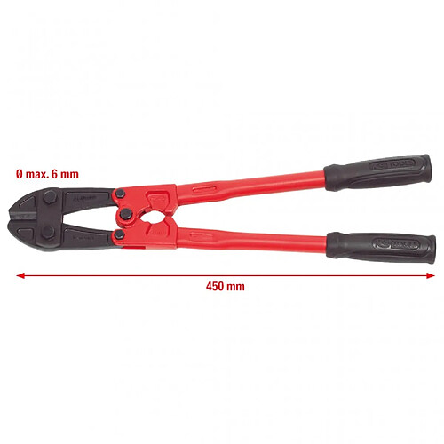 KS TOOLS 118.0118 Coupe-boulons à bras tubulaires L.450mm 18''