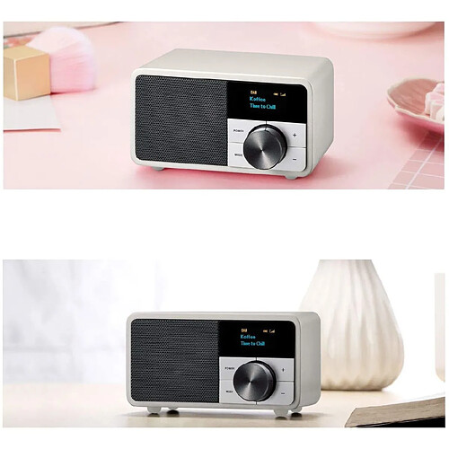 Sangean Radio portable FM / DAB+ Bluetooth avec écran blanc